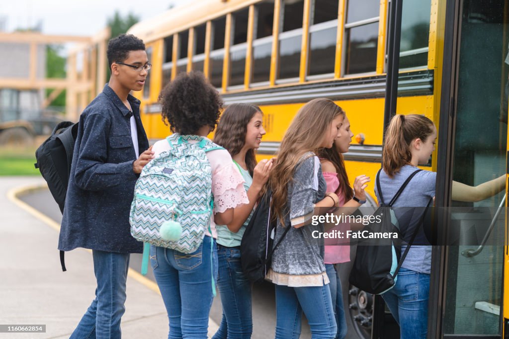 Student Bus Ride Riding The School Bus High-Res Stock Photo - Getty Images