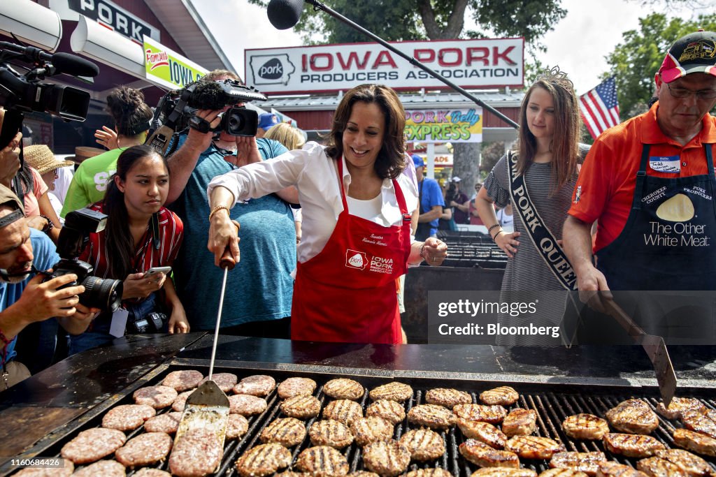 2020 Presidential Candidates Speak At Iowa State Fair Soapbox