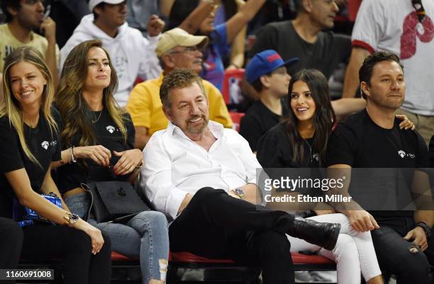 Executive chairman and CEO of The Madison Square Garden Company and executive chairman of MSG Networks James L. Dolan, model Marcela Braga and Tao...