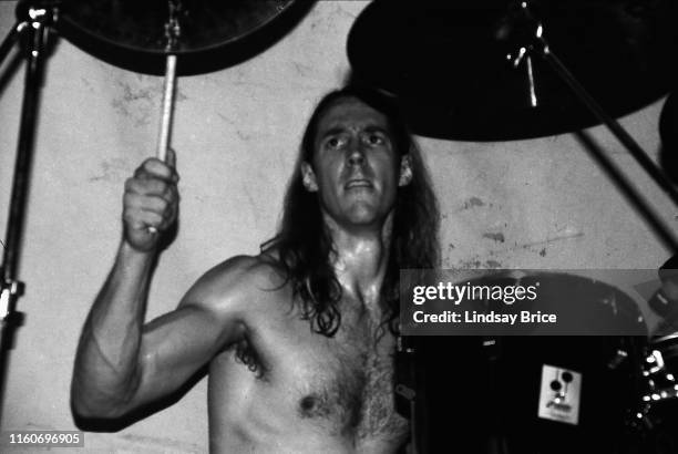 January 1: Drummer Danny Carey performs in Tool with vocalist Maynard James Keenan, bassist Paul D'Amour, and guitarist Adam Jones at English Acid on...