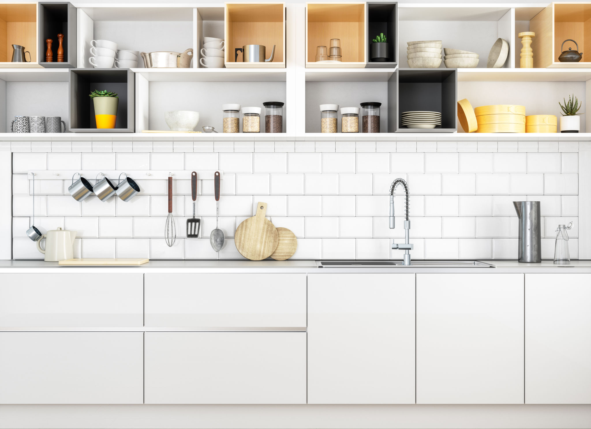 open shelving