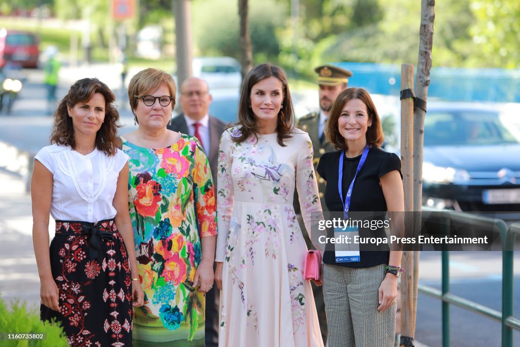 Queen Letizia of Spain Attends AECC Event In Madrid