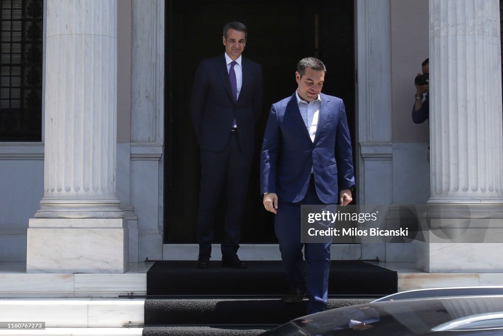 Greece's New Prime Minister Mitsotakis Is Sworn In
