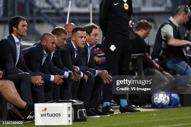 Coach Leonid Slutskiy of Vitesse during the Dutch Eredivisie match between Willem II Tilburg and Vitesse Arnhem at Koning Willem II stadium on August...