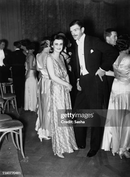 English socialite Margaret Whigham at the "I'm Glad I Went" ball at the Mayfair Hotel, London, 29th June 1931.