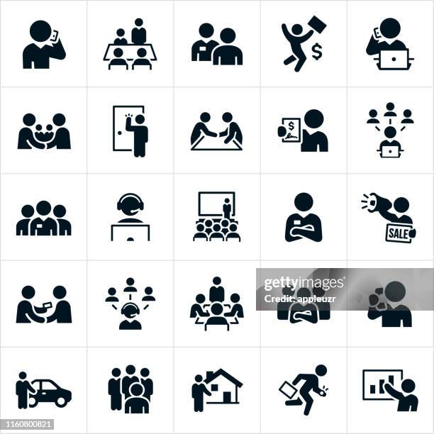 ilustraciones, imágenes clip art, dibujos animados e iconos de stock de iconos de vendedores - seller icon