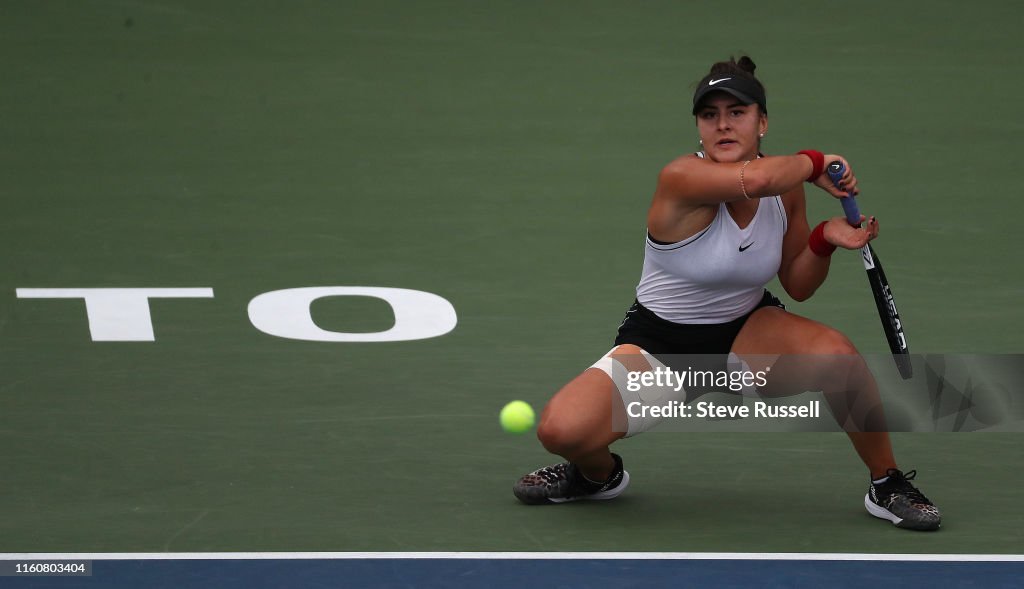 Bianca Andreescu from Toronto defeats  Sofia Kenin to become the first Canadian woman in 50 years to reach the finals at Rogers Cup