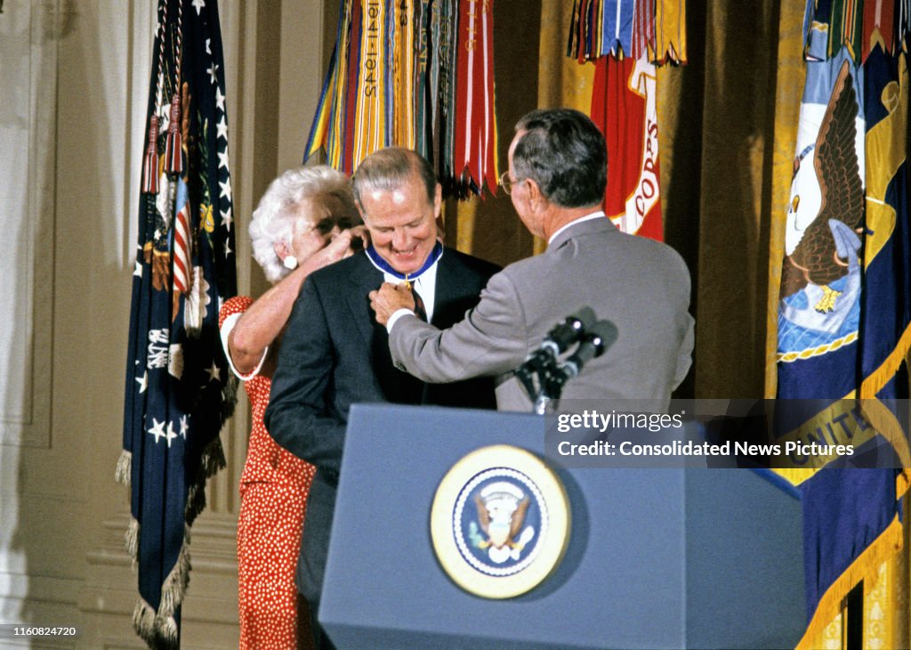 James Baker Presented With Presidential Medal Of Freedom