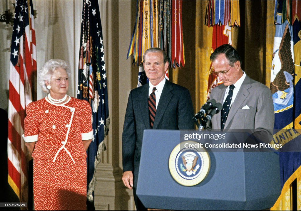 James Baker Presented With Presidential Medal Of Freedom