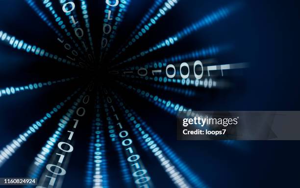 fast motion of binary code stream - fast motion stock illustrations