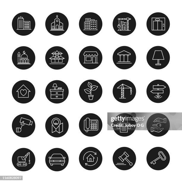 real estate - warehouse interior stock illustrations