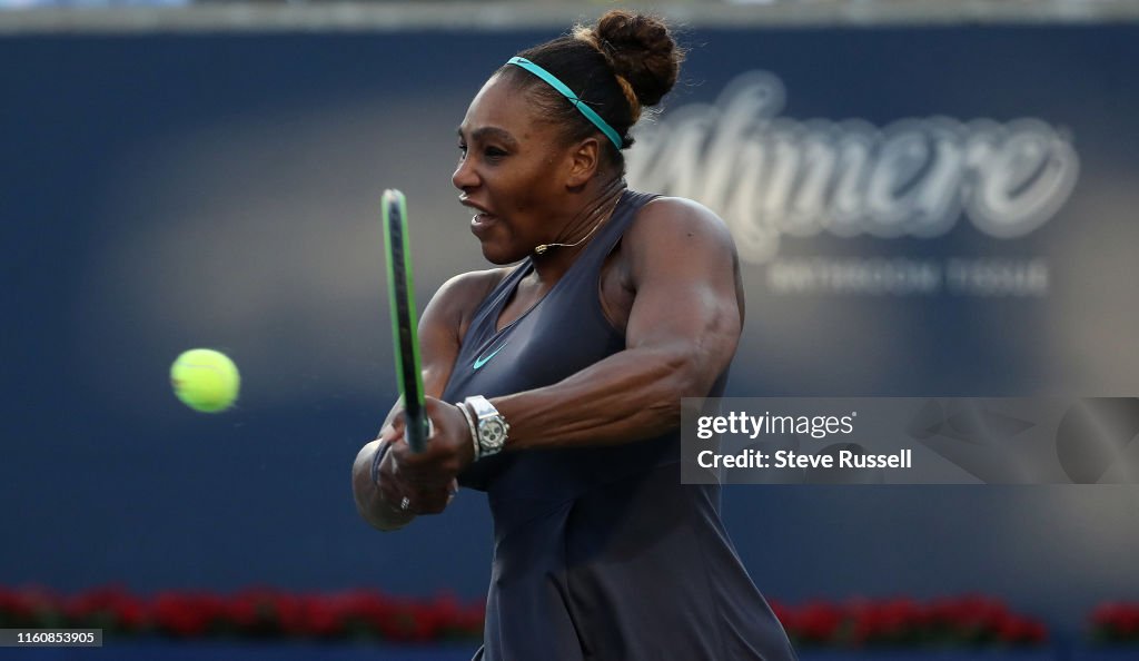Serena Williams survives a first set scare in the semi-finals to beat qualifier Marie Bouzkova, 1-6, 6-3, 6-3 and will face home favorite Bianca Andreescu in Sundays Rogers Cup final