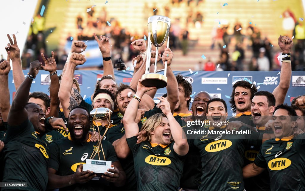 Argentina v South Africa - 2019 Rugby Championship