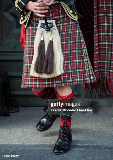 kilt - dudelsack stock-fotos und bilder