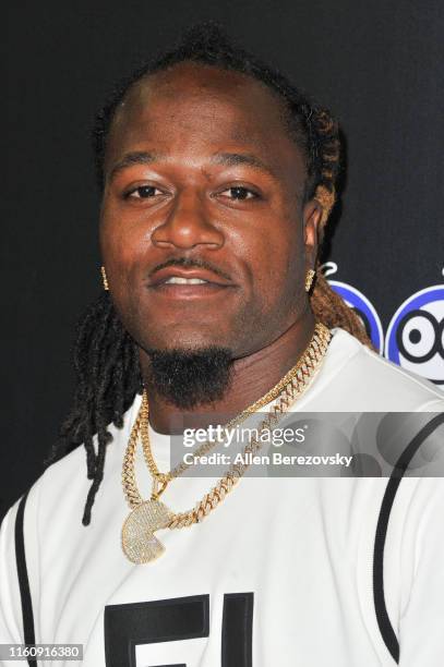 Adam "Pacman" Jones attends the Monster Energy $50K Charity Challenge Celebrity Basketball Game at UCLA's Pauley Pavilion on July 08, 2019 in...