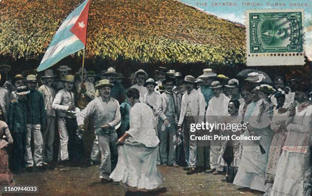 The Zapateo Tipical Cuban Dance', circa 1910. Postcard. Artist Unknown.