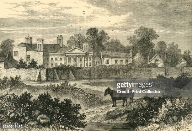 Caen Wood, Lord Mansfield's House, in 1785', . Estate of Caen Wood house on Hampstead Heath, extended circa 1764-1779 by Robert Adam into a...