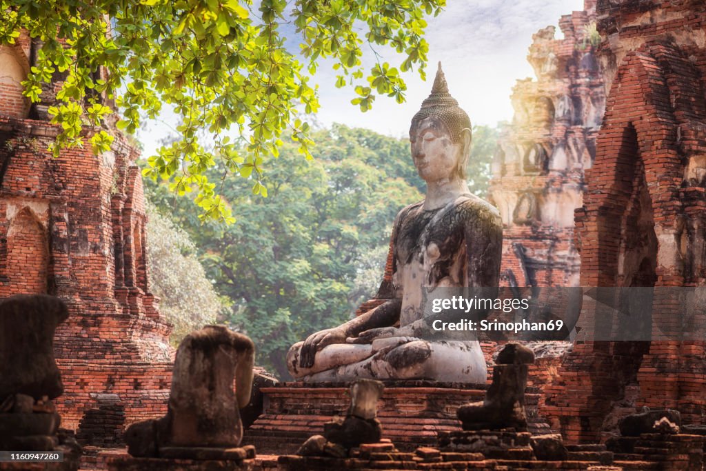 Wat Chaiwatthanaram Ayutthaya Thailand. a Buddhist temple in the city of Ayutthaya Historical Park