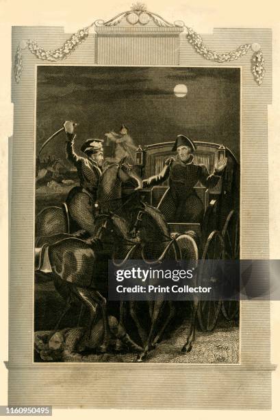 'The Capture of Buonaparte's Carriage', , 1816. The Prussians captured Napoleon's abandoned military carriage on the night of the Battle of Waterloo,...