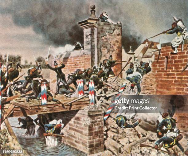 Storming of the Landau Gate at Weissenburg, 4 August 1870, . 'Erstürmung Des Landauer Tores Zu Weissenburg, 4 August 1870'. The Battle of Wissembourg...