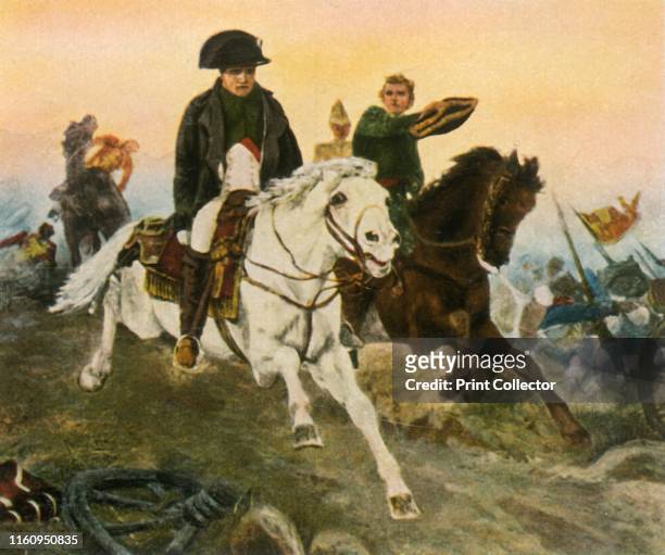 Napoleon on the retreat from Waterloo, 18 June 1815, . 'Napoleon Auf Der Flucht Bei Waterloo, 18 Juni 1815'. The Battle of Waterloo , in which French...