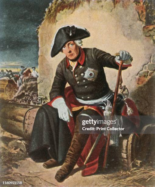 Frederick the Great after the Battle of Kolín, 18 June 1757, . 'Friedrich Der Grosse Nach Der Schlacht Bei Kolin, 18 Juni 1757'. King Frederick the...