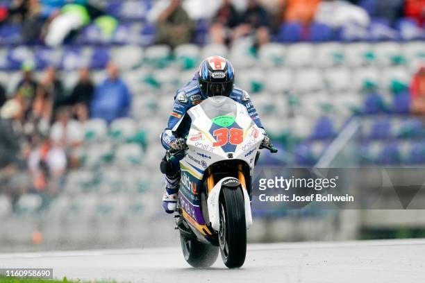 Brandley Smith of United Kingdom and One Energy Racing during the MotoGp of Austria - MotorE Race at Red Bull Ring on August 11, 2019 in Spielberg,...