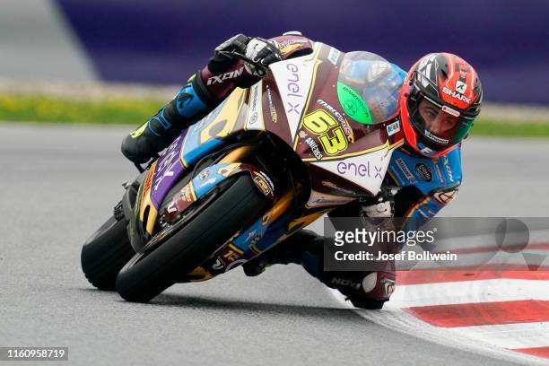 Mike Di Meglio of Italy and EG 0, 0 Marco VDS during the MotoGp of Austria - MotorE Race at Red Bull Ring on August 11, 2019 in Spielberg, Austria.