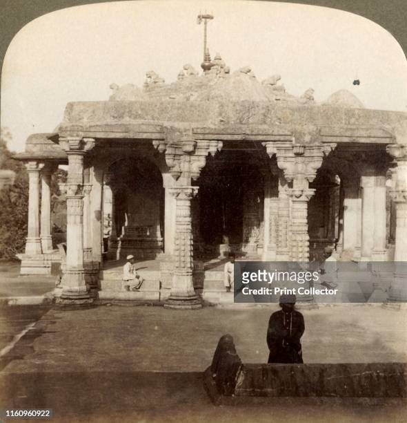 'Superb Marble Temples at Dilwarra, on Abu, the sacred mountain of the Jains, India', 1903. The Dilwara Temples near Mount Abu, Rajasthan, were...