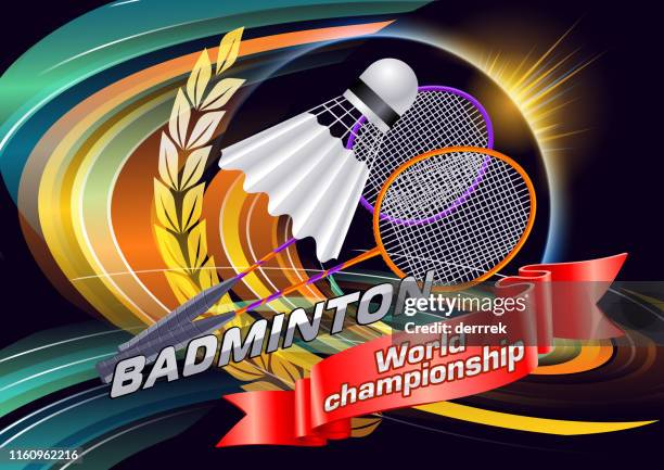 羽毛球 - badminton racket 幅插畫檔、美工圖案、卡通及圖標