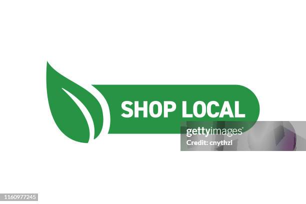 stockillustraties, clipart, cartoons en iconen met winkel lokale badge design - community logo