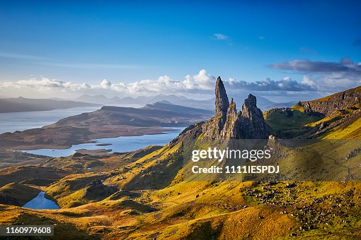View Over Old Man Of Storr, Isle Of Skye, Scotland View Over Old Man Of Storr, Isle Of Skye, Scotland