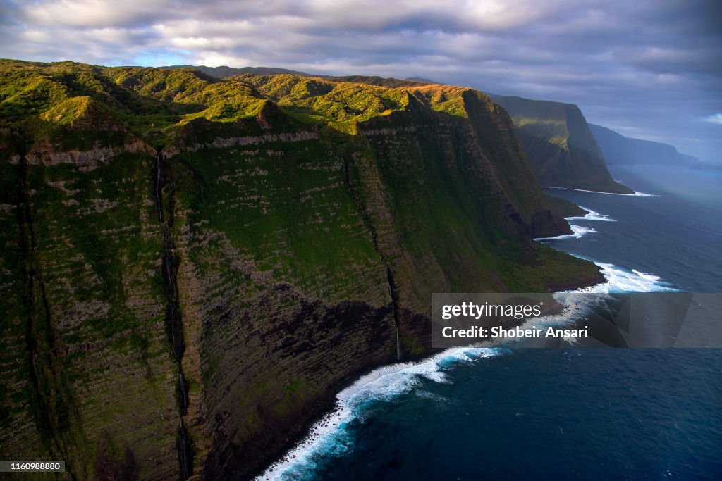 Beautiful Molokai coast, Hawaii