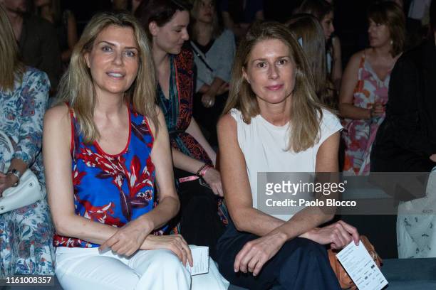 Maria Chavarri attends Devota & Lomba fashion show during the Mercedes Benz Fashion Week Spring/Summer 2020 on July 09, 2019 in Madrid, Spain.