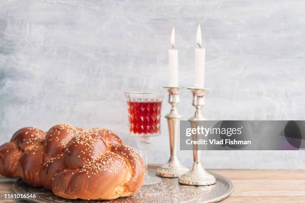 sabbath kiddush ceremony composition - kosher symbol stock pictures, royalty-free photos & images