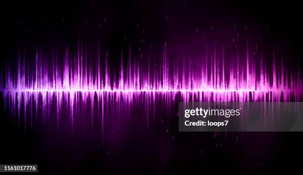 sound wave - virtual studio background stock illustrations
