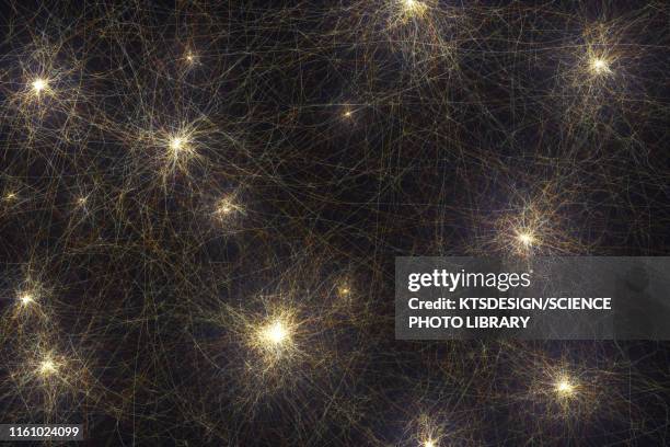 neural network, conceptual illustration - neurons fotografías e imágenes de stock