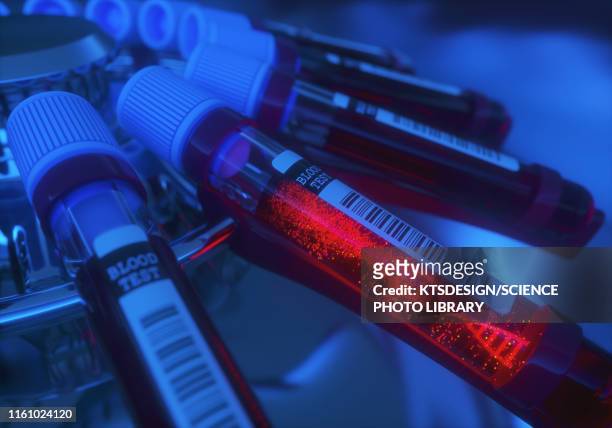 genetic research, conceptual illustration - dna tube stock pictures, royalty-free photos & images
