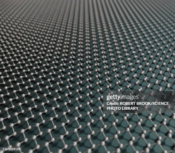stanene monolayer, illustration - superconductor stock pictures, royalty-free photos & images