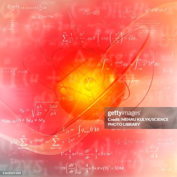 Atom Math 19,284 Math Symbols Background High Res Illustrations - Getty Images