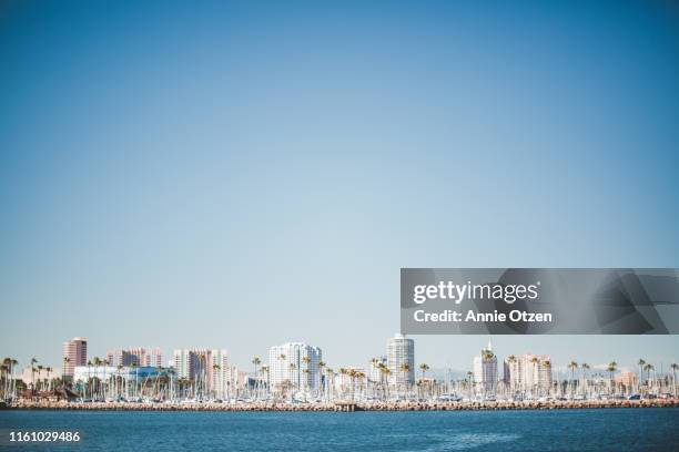 long beach california - long beach californië stockfoto's en -beelden