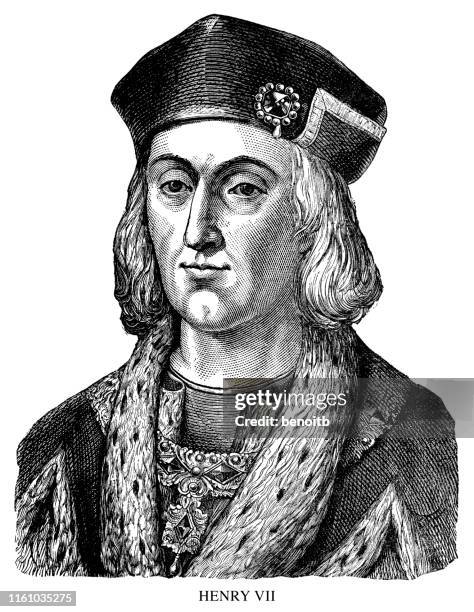 ilustraciones, imágenes clip art, dibujos animados e iconos de stock de enrique vii - henry vii of england