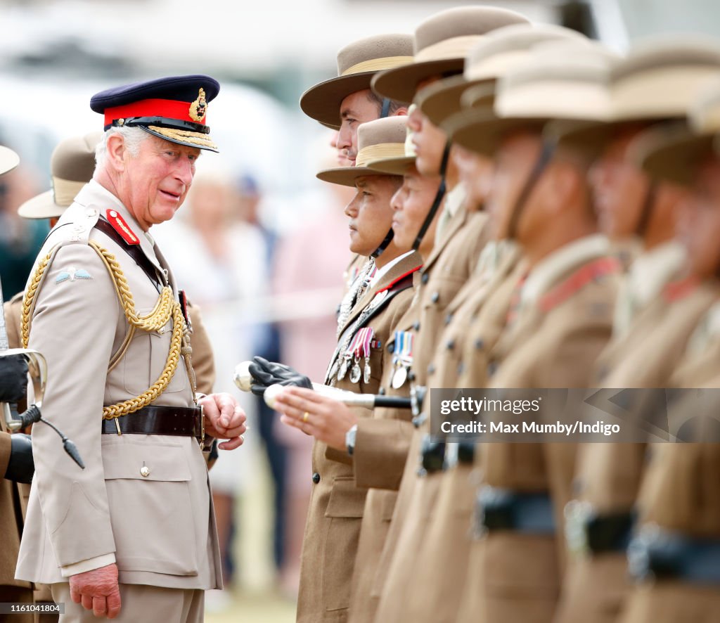 The Prince Of Wales Visits The Royal Gurkha Rifles, Sir John Moore Barracks