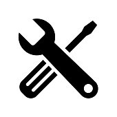Tools icon flat vector illustration design