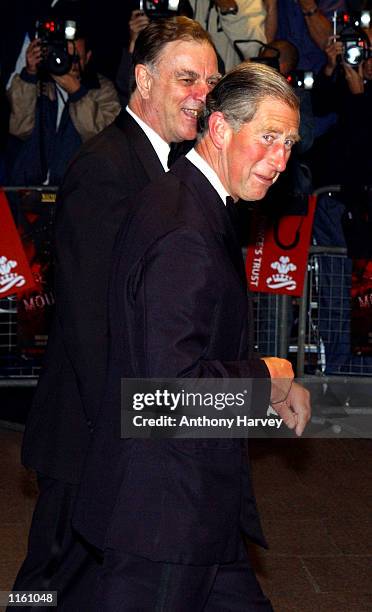 Britain's Prince Charles arrives at the premiere of "Moulin Rouge" September 3, 2001 in London, England.