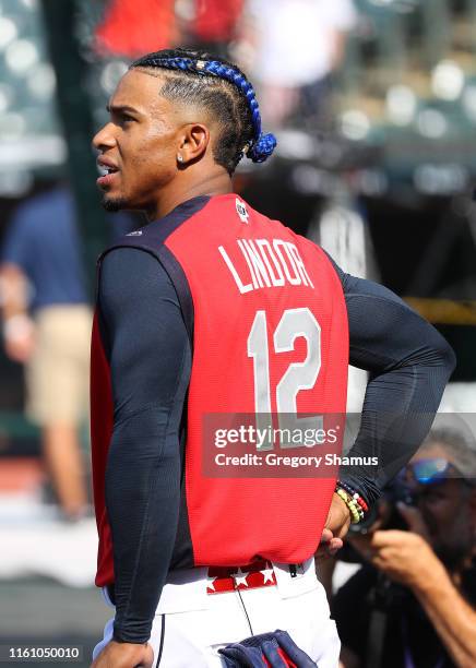 Francisco Lindor of the Cleveland Indians and the American League  Fotografía de noticias - Getty Images