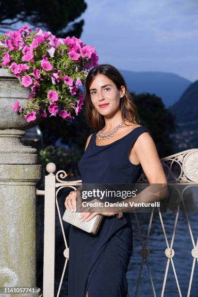 Gala Gonzalez attends Bvlgari Splendida Tubereuse Mystique Event on July 09, 2019 in Cernobbio, Como Lake, Italy.