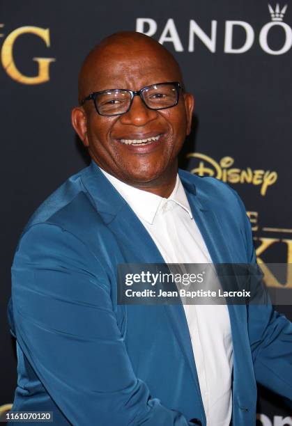 Lebo M. Attends the premiere of Disney's "The Lion King" at Dolby Theatre on July 09, 2019 in Hollywood, California.