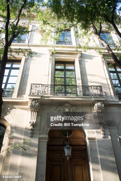 July 9]: MANDATORY CREDIT Bill Tompkins/Getty Images The townhouse where the financier Jeffrey Epstein is accused of engaging in sex acts with...