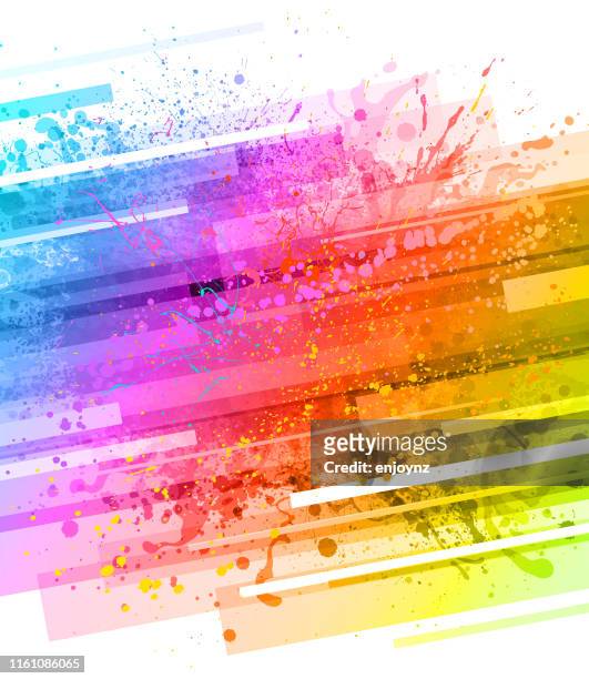 rainbow paint splash background - rainbow sprinkles stock illustrations